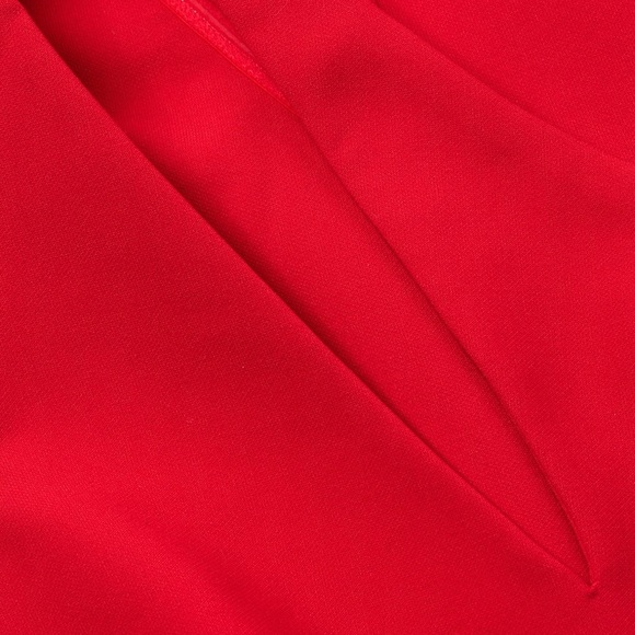 NWT Likely Red One Shoulder Cutout Lisette Dress - Picture 11 of 15